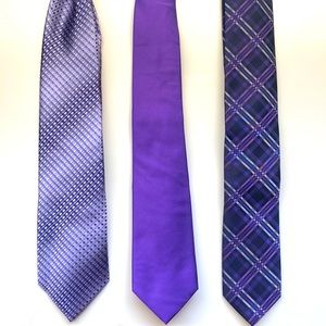 Professional Men’s ties - amethyst purple collection